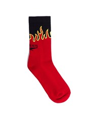 Vetements Cotton Flame Socks 165682